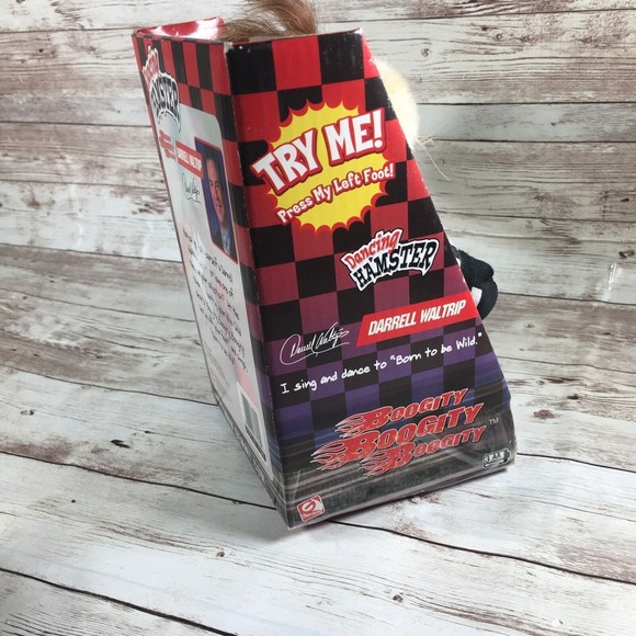 Gemmy Dancing Hamster - Car Racer Nascar Darrell Waltrip ‘Born To Be Wild’ - Picture 4 of 8